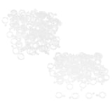 Maxbell 200pcs Elastic Rubber Carp Pellet Bait Bands for Carp Coarse Fishing Tackle