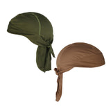 Maxbell 2pcs Polyester Anti-UV Wrap Tie Bandana Hat Pirate Scarf for Riding Cycling