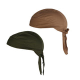 Maxbell 2pcs Polyester Anti-UV Wrap Tie Bandana Hat Pirate Scarf for Riding Cycling