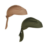 Maxbell 2pcs Polyester Anti-UV Wrap Tie Bandana Hat Pirate Scarf for Riding Cycling