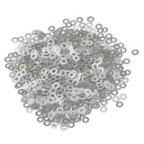 Maxbell 2000 Pieces Stainless Glasses Spectacle Screw Flat Washer 1.2mm 1.4mm