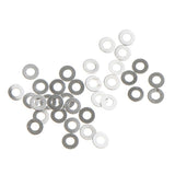 Maxbell 2000 Pieces Stainless Glasses Spectacle Screw Flat Washer 1.2mm 1.4mm