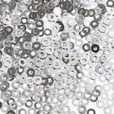Maxbell 2000 Pieces Stainless Glasses Spectacle Screw Flat Washer 1.2mm 1.4mm