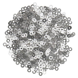 Maxbell 2000 Pieces Stainless Glasses Spectacle Screw Flat Washer 1.2mm 1.4mm