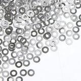 Maxbell 2000 Pieces Stainless Glasses Spectacle Screw Flat Washer 1.2mm 1.4mm