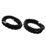 Maxbell Twisted Barrier Rope Queue Nylon for Post Stands Exhibition Crowd 3&2m Black