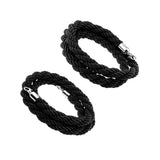 Maxbell Twisted Barrier Rope Queue Nylon for Post Stands Exhibition Crowd 3&2m Black
