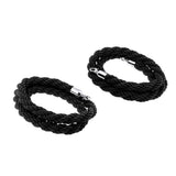 Maxbell Twisted Barrier Rope Queue Nylon for Post Stands Exhibition Crowd 3&2m Black