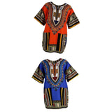 Maxbell 2 Pieces Unisex African Dress Cotton Dashiki Ethnic Caftan Rappers Shirt