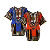 Maxbell 2 Pieces Unisex African Dress Cotton Dashiki Ethnic Caftan Rappers Shirt