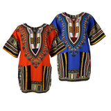 Maxbell 2 Pieces Unisex African Dress Cotton Dashiki Ethnic Caftan Rappers Shirt