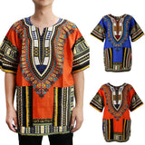 Maxbell 2 Pieces Unisex African Dress Cotton Dashiki Ethnic Caftan Rappers Shirt