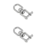 Maxbell Marine Grade 304 Stainless Steel Boat Anchor Connector Swivel Jaw 10mm 8mm