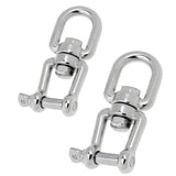 Maxbell Marine Grade 304 Stainless Steel Boat Anchor Connector Swivel Jaw 10mm 8mm