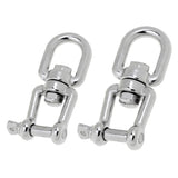 Maxbell Marine Grade 304 Stainless Steel Boat Anchor Connector Swivel Jaw 10mm 8mm