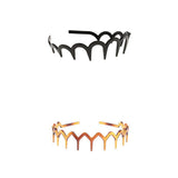 Maxbell 2Pieces Phenovo Zigzag Hair Band Toothed Headband Women Girls Hair Accessory
