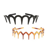 Maxbell 2Pieces Phenovo Zigzag Hair Band Toothed Headband Women Girls Hair Accessory