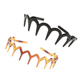 Maxbell 2Pieces Phenovo Zigzag Hair Band Toothed Headband Women Girls Hair Accessory