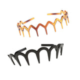 Maxbell 2Pieces Phenovo Zigzag Hair Band Toothed Headband Women Girls Hair Accessory