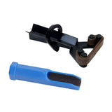Maxbell Snooker Cues Leather Tip Double-Side Grinding Tools Repair Rod Leather Clip