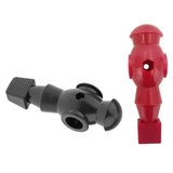 Maxbell 2pcs Foosball Man Table Football Soccer Player for Dynamo Table Black & Red
