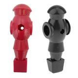 Maxbell 2pcs Foosball Man Table Football Soccer Player for Dynamo Table Black & Red