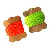 Maxbell 2pcs Durable High Strength Flat Line for Scuba Dive 30m/50m Orange & Green