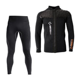 Maxbell 3mm Neoprene Wetsuits Long Sleeve Front Zip Jacket Surf Diving Suit Pants L