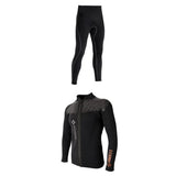 Maxbell 3mm Neoprene Wetsuits Long Sleeve Front Zip Jacket Surf Diving Suit Pants L