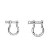 Maxbell 2pcs Marine Stainless Steel Chain Rigging Bow Shackle Captive Pins 6mm & 8mm