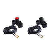 Maxbell 2pcs Motorcycle ATV 22mm Handlebar Engine Kill Stop Start Button Switches