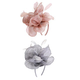 Maxbell 2x Lady Flower Fascinator Hat 1920s Gatsby Bridal Headband Cocktail Party