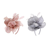 Maxbell 2x Lady Flower Fascinator Hat 1920s Gatsby Bridal Headband Cocktail Party