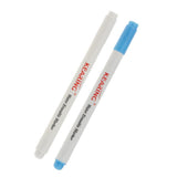 Maxbell 2pcs 1mm Water Erasable Soluble Pen Vanishing Fabric Marker Blue White