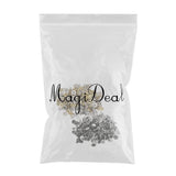 Maxbell 200 Sets Metal Press Stud Snap Button Fastener for Leather Craft