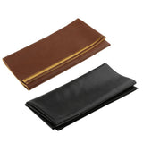Maxbell 2pcs Leather Square Fabric Sheet for DIY Sewing Bag Craft Material 50x50cm