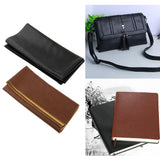 Maxbell 2pcs Leather Square Fabric Sheet for DIY Sewing Bag Craft Material 50x50cm