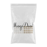 Maxbell 20 Sets Magnetic Bag Clasps for Craft Clothing Bag DIY 14mm Bronze & Silver