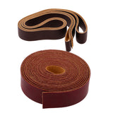 Maxbell 2 Pieces 10 Meters Long DIY PU Leather Straps Strips for Crafts  2cm Wide