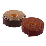 Maxbell 2 Pieces 10 Meters Long DIY PU Leather Straps Strips for Crafts  2cm Wide