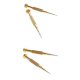 Maxbell 4 Pieces Precision Flat & Cross Screwdriver Eye Glasses Jewelry Repair Tools