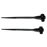 Maxbell 2pcs Scaffolding Scaffold Podger Ratchet Spanner Ratcheting Wrench