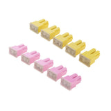 Maxbell 10 Pieces Car FLF-S Standard Female Push In Cartridge Fuses 30A+60A 32V