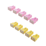 Maxbell 10 Pieces Car FLF-S Standard Female Push In Cartridge Fuses 30A+60A 32V