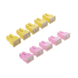 Maxbell 10 Pieces Car FLF-S Standard Female Push In Cartridge Fuses 30A+60A 32V