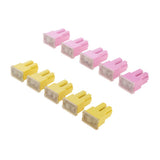 Maxbell 10 Pieces Car FLF-S Standard Female Push In Cartridge Fuses 30A+60A 32V