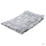 Maxbell 2Pcs Kids Fitted Diaper Changing Mat Cover Baby Nursery Case Sheet