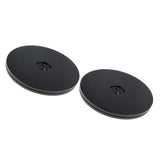 Maxbell 2Pcs 6'' Black Turntable Acrylic Rotating Display Stand for Watches Jewelry