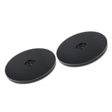 Maxbell 2Pcs 6'' Black Turntable Acrylic Rotating Display Stand for Watches Jewelry