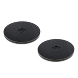 Maxbell 2Pcs 6'' Black Turntable Acrylic Rotating Display Stand for Watches Jewelry